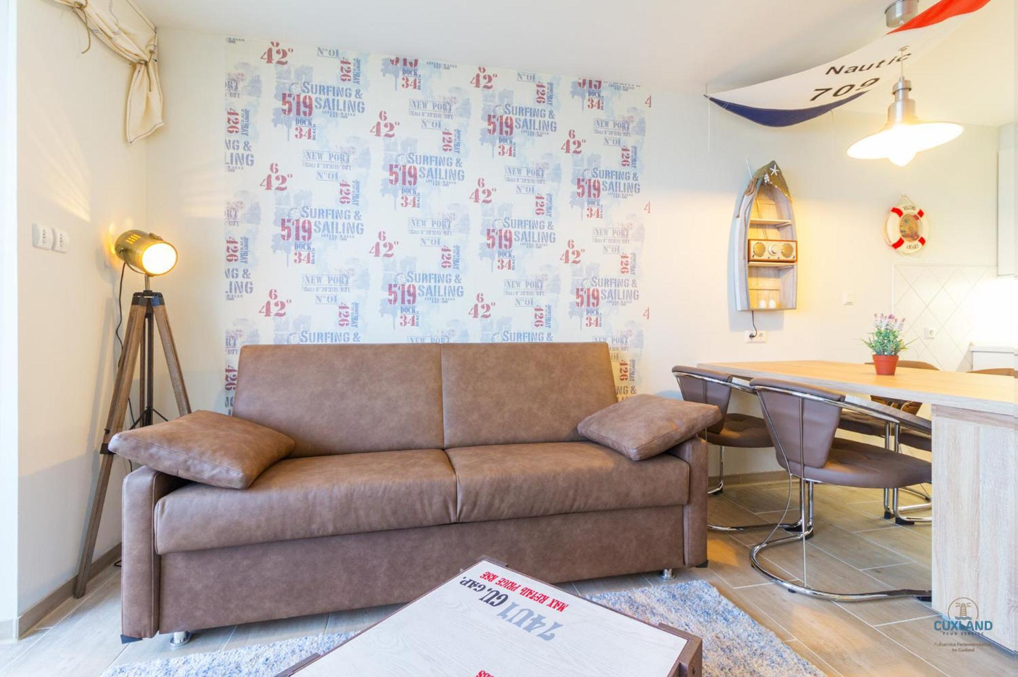 Urlaub Mit Seesicht Haus Nautic Whg.709 Cuxhaven Bagian luar foto